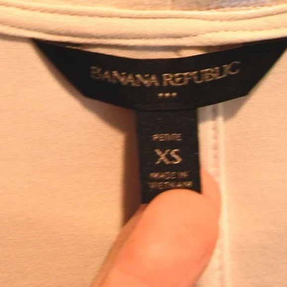 Banana Republic Petite Drape Front Knit Jacket, Oyster Color - Size XS - Picture 3 of 10